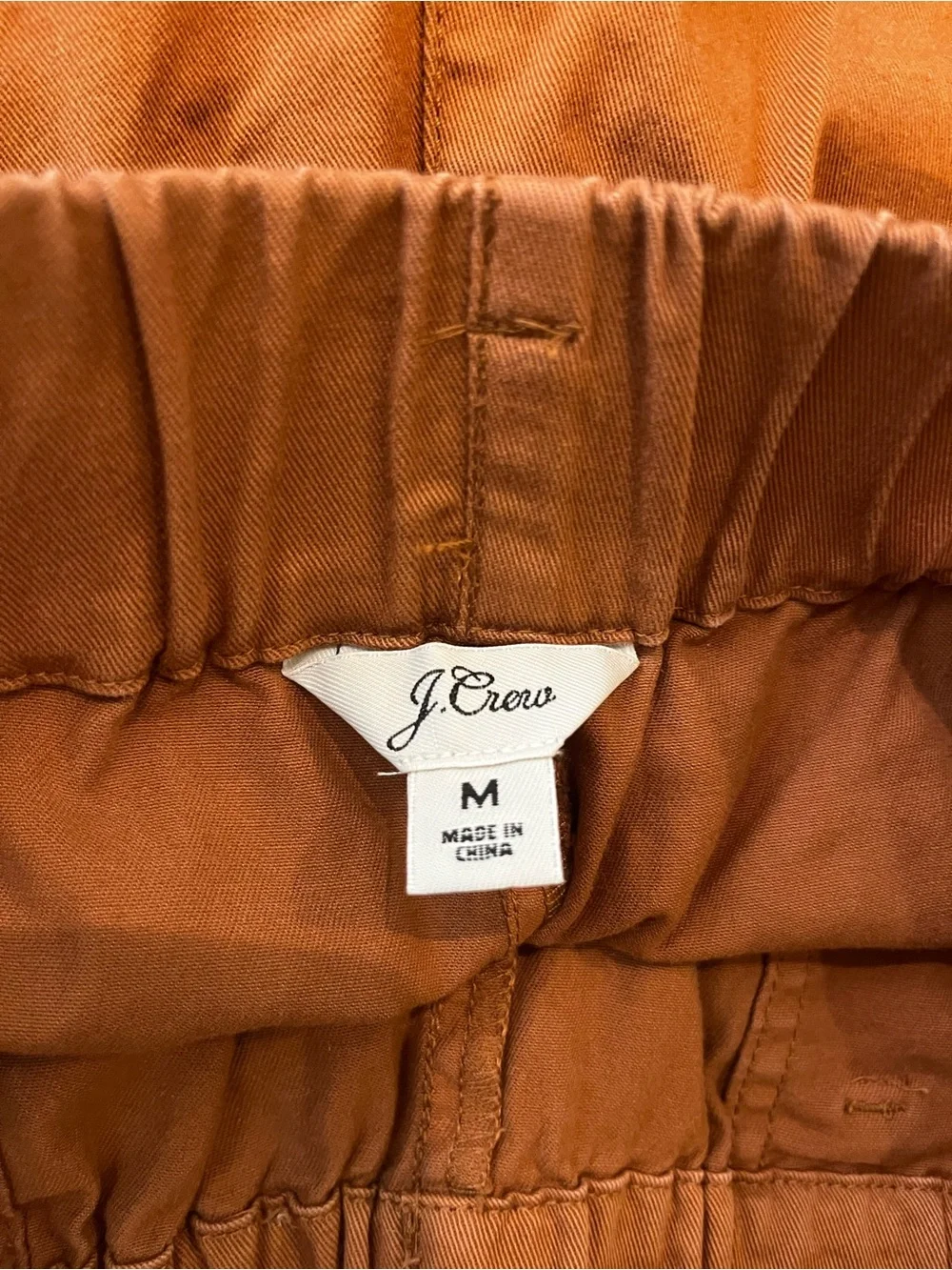 J. Crew Rust Brown Wide-Leg Pants